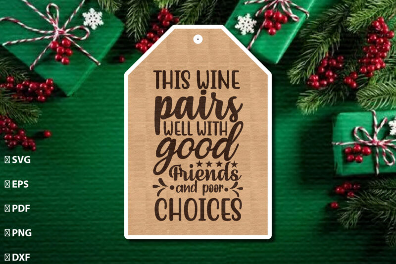 Christmas Gift Tag Laser Cut Bundle