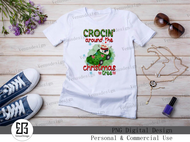 Crocin’ around the Christmas tree PNG