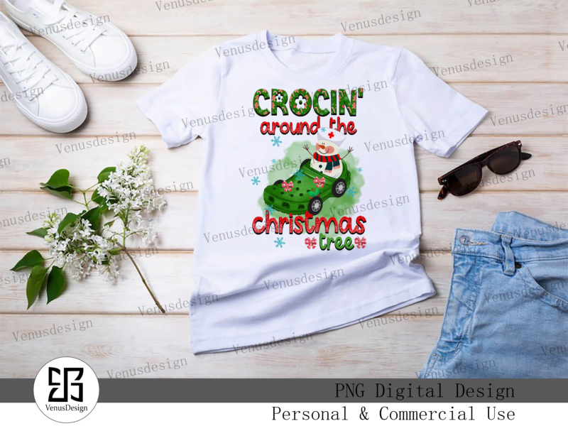 Crocin’ around the Christmas tree PNG