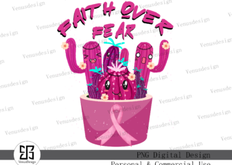 Faith over fear Sublimation t shirt graphic design