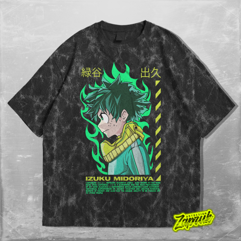 #9 Izuku Midoriya Boku Anime Tshirt Design - Anime Design Png - Anime Artwork - Anime Streetwear tshirt design for sale - best selling anime tshirt design - trending anime