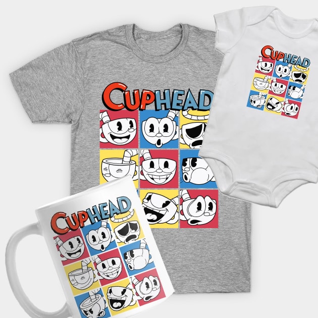 Cuphead Different Emotions