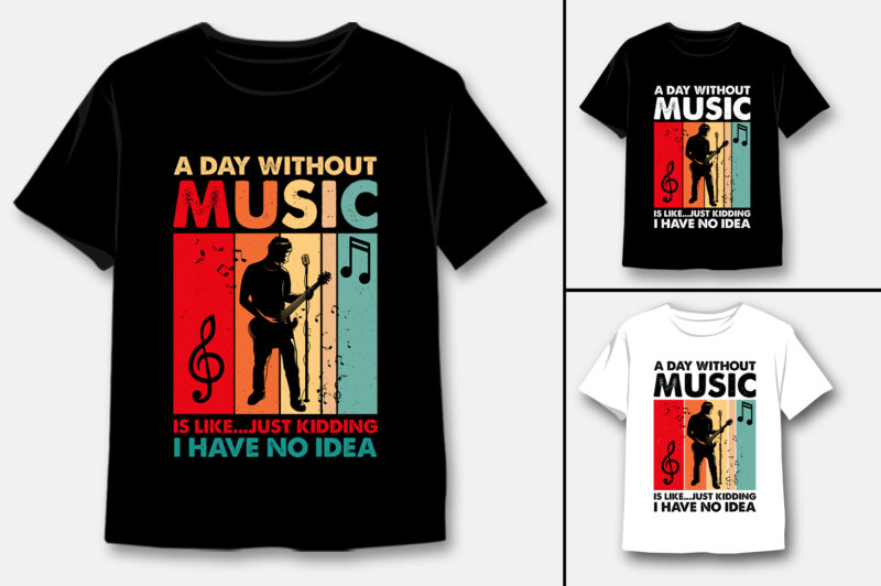 A Day Without T-Shirt Design Bundle