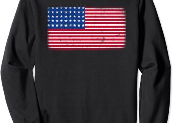 Patriotic American Flag Vintage Grunge USA Flag CL