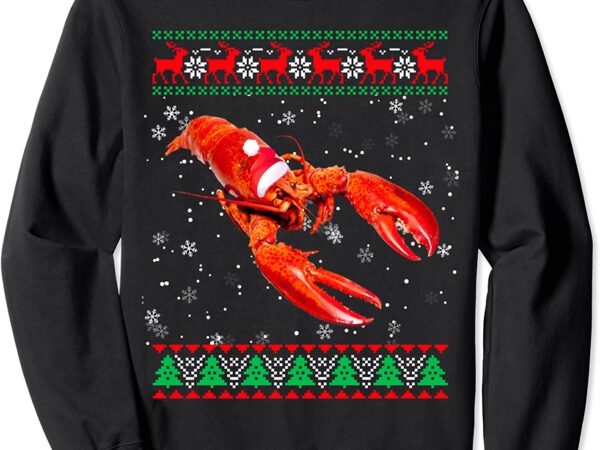 christmas lobster sweater