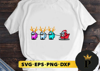 Among Us Christmas SVG, Merry christmas SVG, Xmas SVG Digital Download t shirt vector