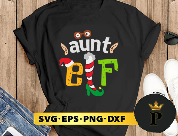 Aunt Elf Squad Family Christmas SVG, Merry christmas SVG, Xmas SVG Digital Download