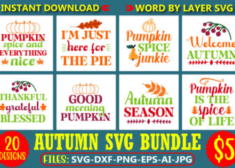 Autumn svg bundle, Pumpkin svg bundle, Fall SVG Bundle , Autumn SVG File, Pumpkin SVG File, Seasonal, Cricut, Silhouette, Cut Files, Digital, Instant Download, Fall SVG Bundle DXF, PNG jpeg,