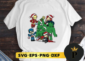 Avengers Christmas Jumper Iron Man SVG, Merry christmas SVG, Xmas SVG Digital Download
