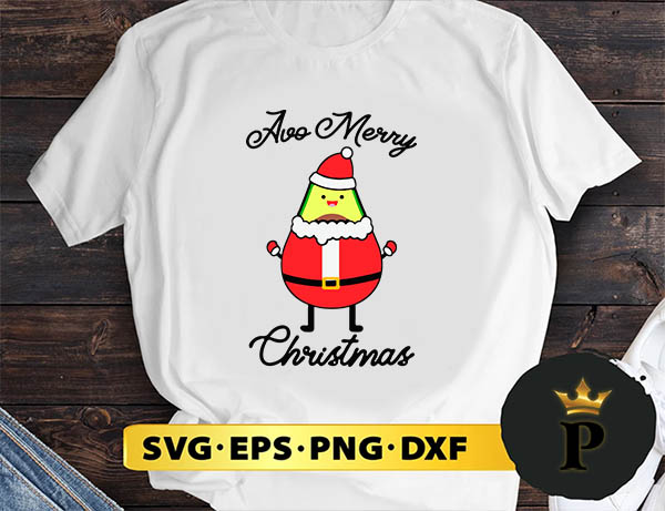 Avocado Merry Christmas SVG, Merry christmas SVG, Xmas SVG Digital Download