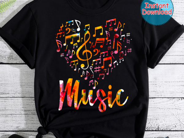 Musician Gift Musical Instrument Music Notes Treble Clef - Buy t-shirt ...