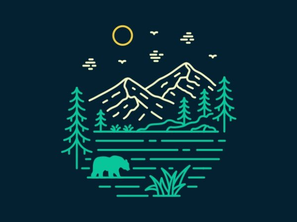 The great outdoors t shirt designs for sale