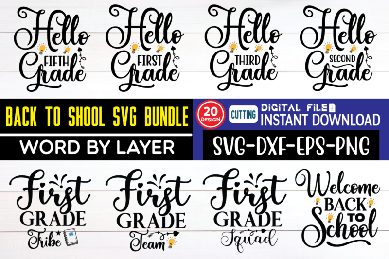 Back to School Svg Bundle back to school, back to school svg, school, teacher, school svg, back to school 2020, girl, boy, kindergarten, school outfit, back to school outfit, september,