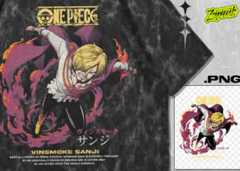#3 Sanji Anime Tshirt Design – Anime Design Png – Anime Artwork – Anime Streetwear tshirt design for sale – best selling anime tshirt design – trending anime tshirt design