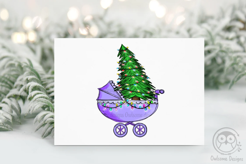 Baby Car Christmas Sublimation