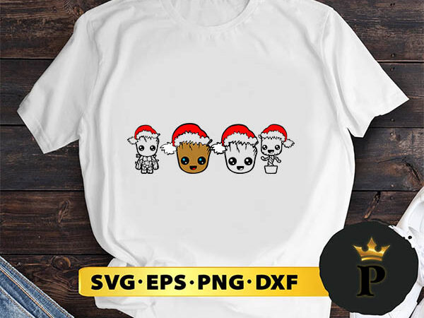 Baby groot christmas hat svg, merry christmas svg, xmas svg digital download t shirt template