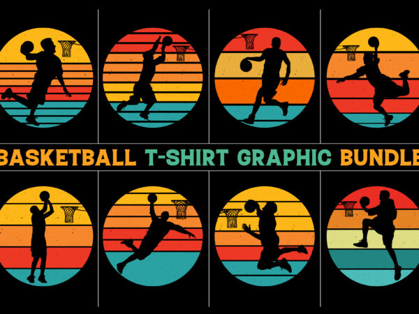 Basketball retro vintage sunset t-shirt graphic bundle,basketball,basketball t-shirt design graphic,basketball retro vintage sunset,basketball sunset t-shirt graphic vector,basketball sunset t-shirt design.t-shirt design vector,t-shirt design graphic,basketball silhouette,basketball vector,basketball tshirt,basketball t-shirt design