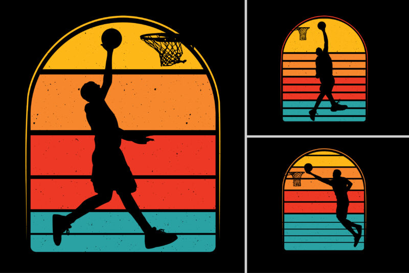 Basketball Retro Vintage Sunset T-Shirt Graphic Bundle,Basketball,Basketball T-Shirt Design Graphic,Basketball Retro Vintage Sunset,Basketball Sunset T-Shirt Graphic Vector,Basketball Sunset T-Shirt Design.T-Shirt Design Vector,T-Shirt Design Graphic,Basketball Silhouette,Basketball Vector,Basketball TShirt,Basketball T-Shirt Design