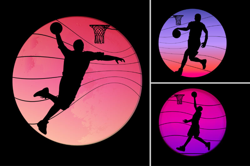 Basketball Retro Vintage Sunset T-Shirt Graphic Bundle,Basketball,Basketball T-Shirt Design Graphic,Basketball Retro Vintage Sunset,Basketball Sunset T-Shirt Graphic Vector,Basketball Sunset T-Shirt Design.T-Shirt Design Vector,T-Shirt Design Graphic,Basketball Silhouette,Basketball Vector,Basketball TShirt,Basketball T-Shirt Design