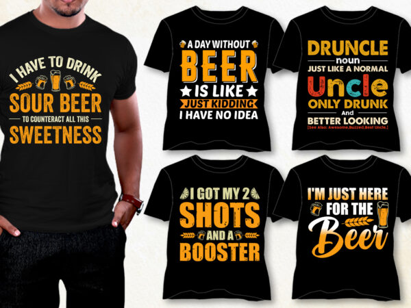 Beer t-shirt design bundle