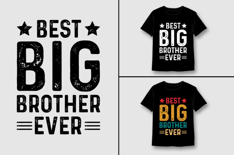 Brother T-Shirt Design Bundle