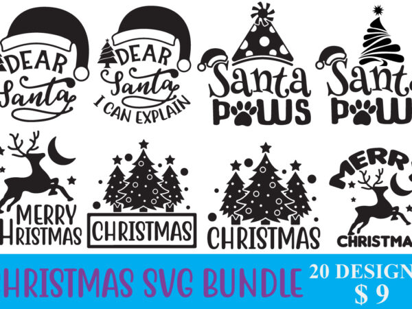 Christmas svg bundle, christmas svg, merry christmas svg, christmas ornaments svg, winter svg, santa svg, funny christmas bundle svg cricut,20 christmas svg bundle, winter svg, santa svg, holiday, merry christmas, t shirt vector file