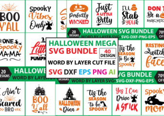 Halloween Mega SVG Bundle