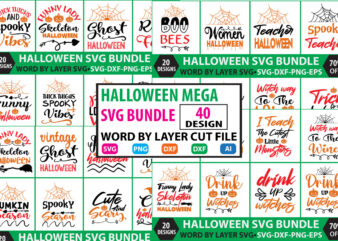 Halloween Mega SVG Bundle graphic t shirt