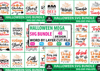 Halloween Mega SVG Bundle