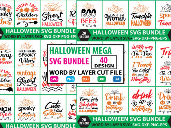 Halloween mega svg bundle graphic t shirt