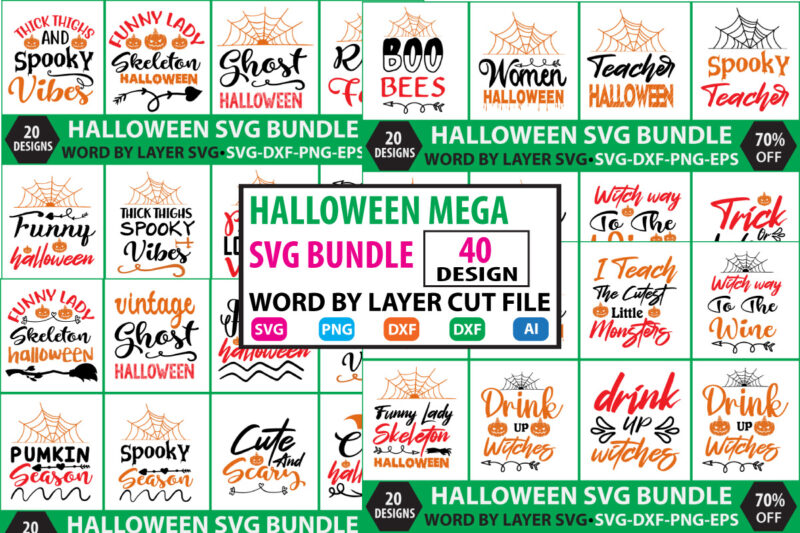 Halloween Mega SVG Bundle