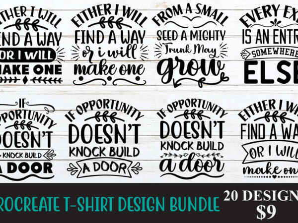 Procreate t-shirt design bundle