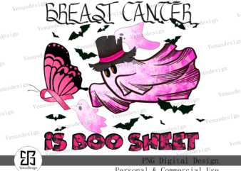 Breast Cancer Is Boo Sheet Sublimation