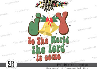 Joy To The World Sublimation vector clipart