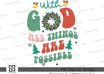 With God all things are possible PNG