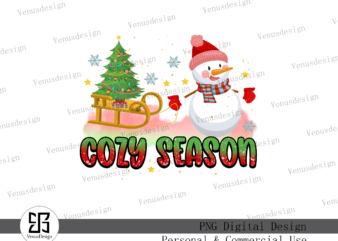 Cozy Season Sublimation Design