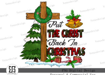 Put the christ back in christmas PNG