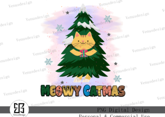 Meowy Catmas Sublimation