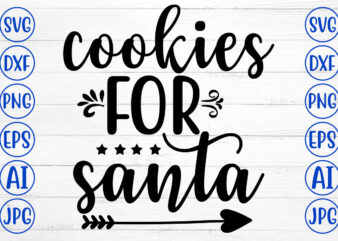 COOKIES FOR SANTA SVG Cut File