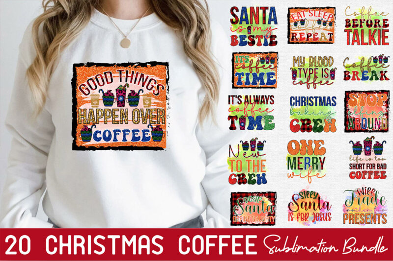 Christmas Coffee Sublimation Bundle