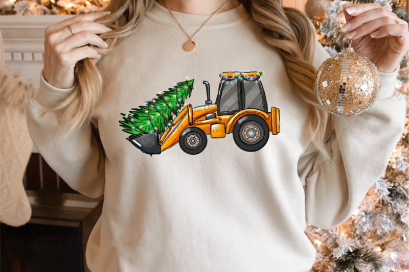 Christmas Tree On Car PNG Bundle
