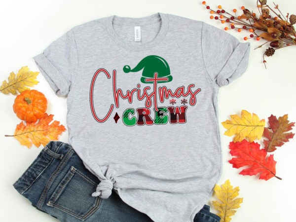 Christmas crew t shirt vector file