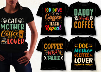Coffee T-Shirt Design Bundle,coffee t-shirt design, unique coffee t shirt design, cute coffee t shirt design, coffee shop t shirt design, coffee t shirt design, t shirt coffee design, coffee