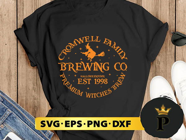 Cromwell witches brewing co svg, halloween silhouette svg, halloween svg, witch svg, halloween ghost svg, halloween clipart, pumpkin svg files, halloween svg png graphics