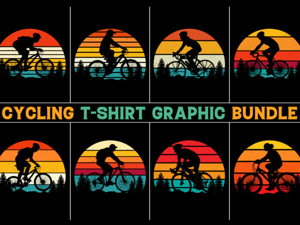 Cycling retro vintage sunset t-shirt graphic bundle,cycling,cycling t-shirt design graphic,cycling retro vintage sunset,cycling sunset t-shirt graphic vector,cycling sunset t-shirt design.t-shirt design vector,t-shirt design graphic,cycling silhouette,cycling vector,cycling tshirt,cycling t-shirt design