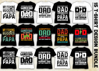 Dad T-Shirt Design Bundle