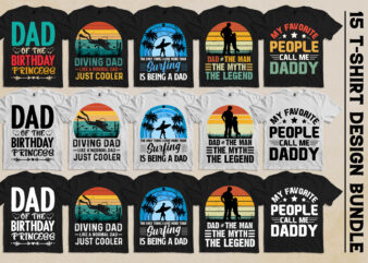 Dad T-Shirt Design Bundle