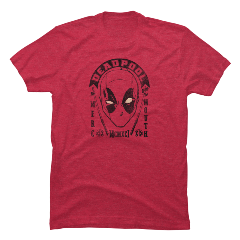 22 deadpool png t-shirt designs bundle for commercial use part 1