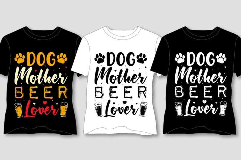 Dog T-Shirt Design Bundle