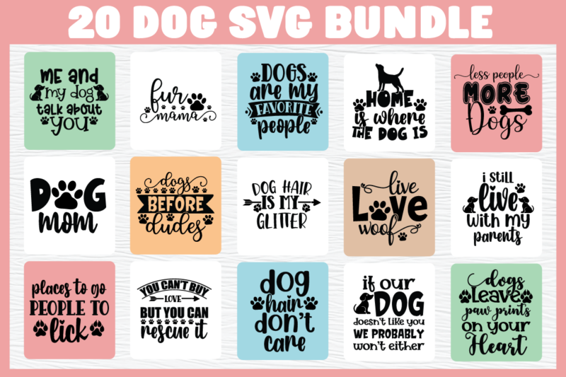 Dog Svg Bundle